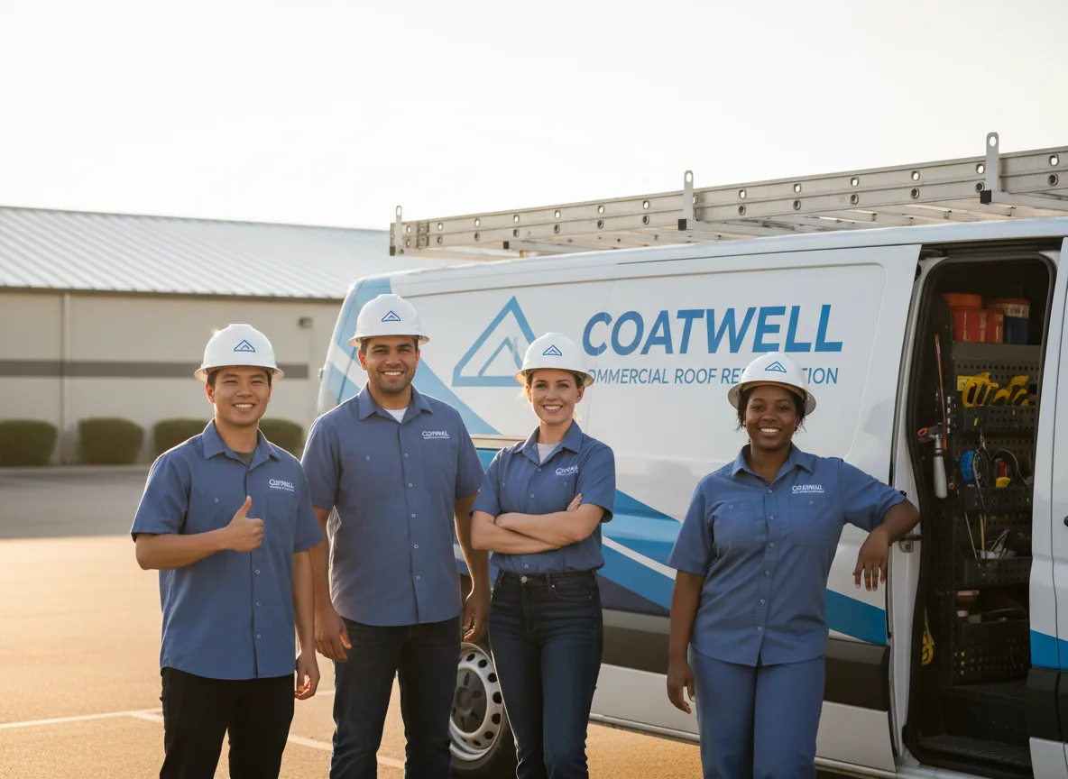 Commercial roof coating company in Hollandale, MN